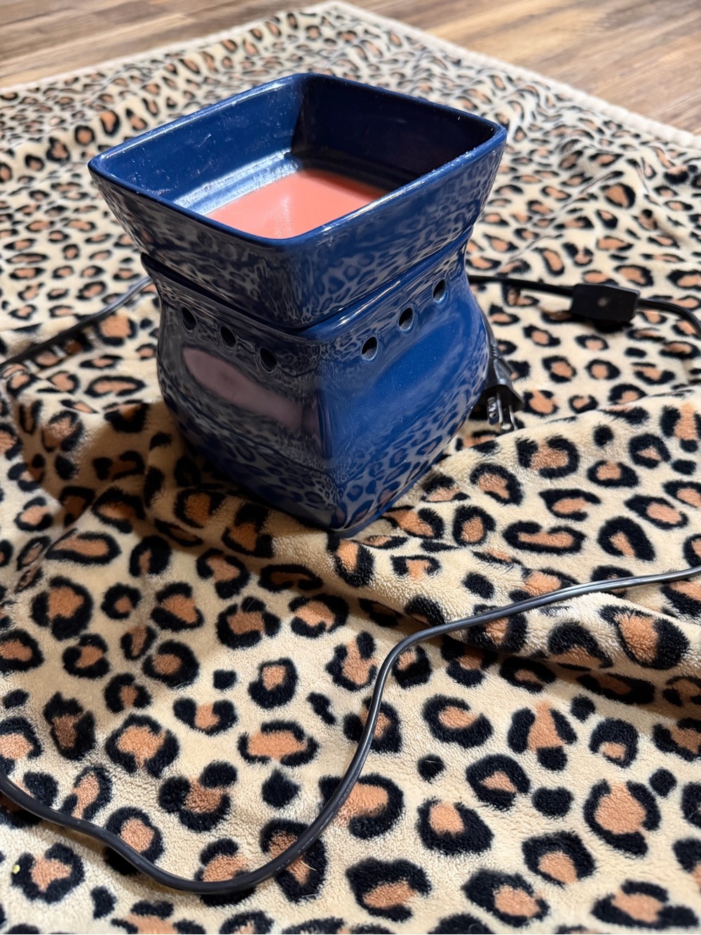 Scentsy Blue Ceramic Electric Warmer